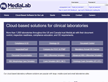 Tablet Screenshot of medialabinc.net